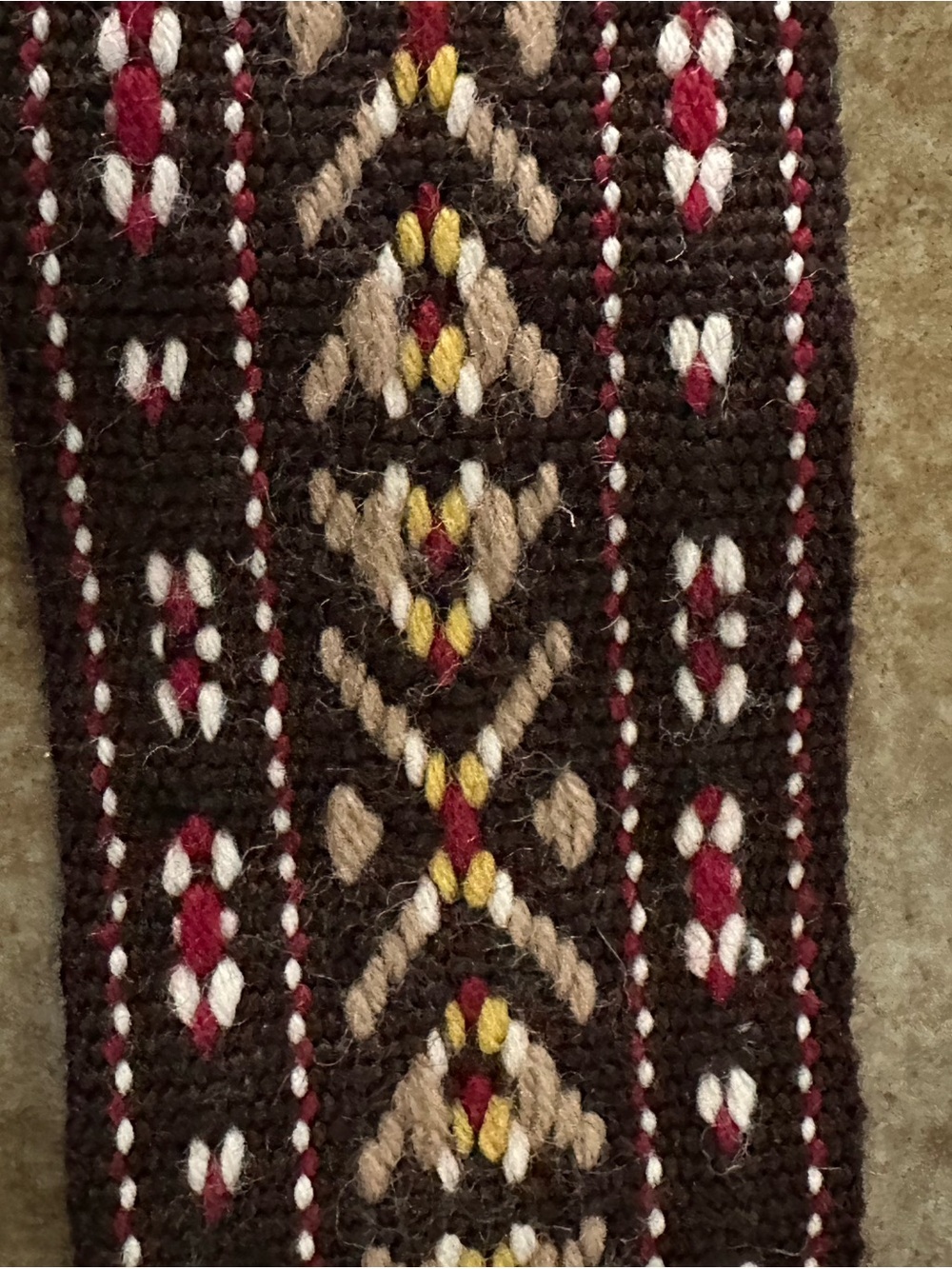 J. Crew Woven Tie Belt in Black, Cream & Brown - Picture 4 of 4